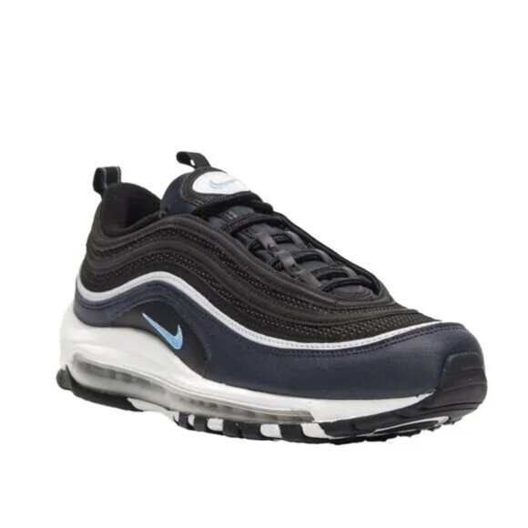 Nike Shoes - Nike | Air Max 97 Low Running Shoes Black Dark Obsidian University Blue